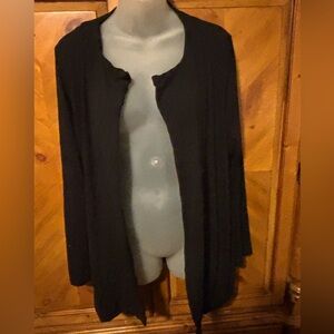J.Jill Wearever Black cardigan. Size Largee
